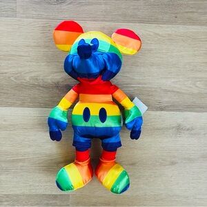 NWT Mickey Mouse Disney Rainbow Collection Plush